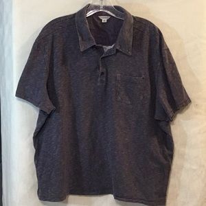 Calvin Klein Short Sleeve Button Up Grey Shirt